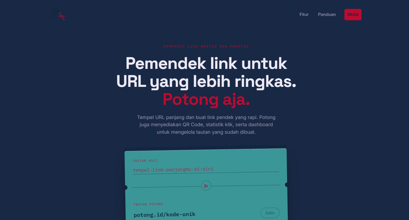 Galeri Pembuatan shortlink asal Indonesia Potong ID